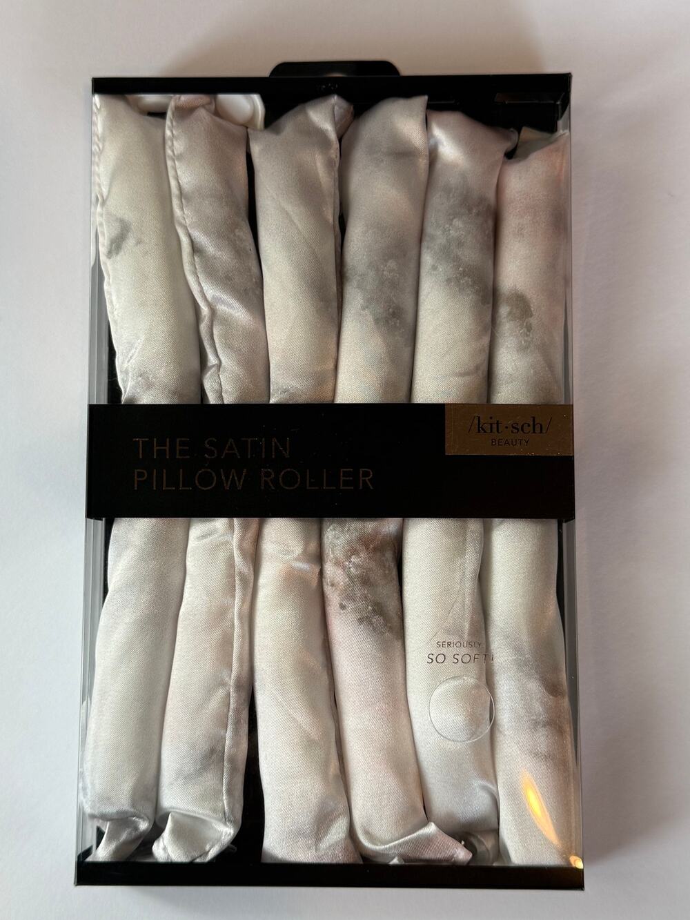 Kitsch satin pillow rollers